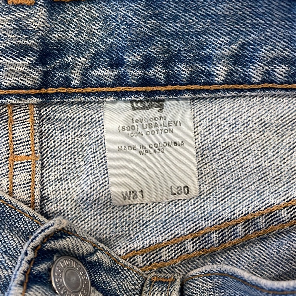 Vintage Levi’s Patchwork Denim Shorts - image 6